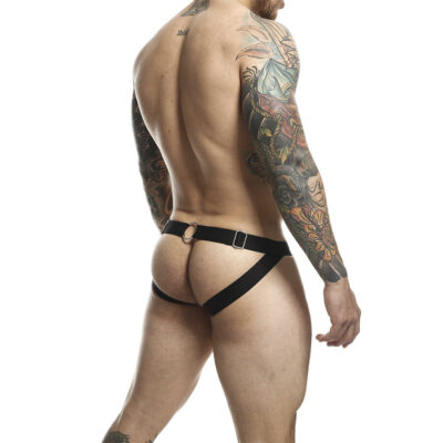 Mob - dngeon amarelo jockstrap com correntes tamanho único mob caliente. Pt