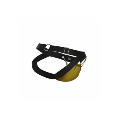 Mob - dngeon amarelo jockstrap com correntes tamanho único mob caliente. Pt