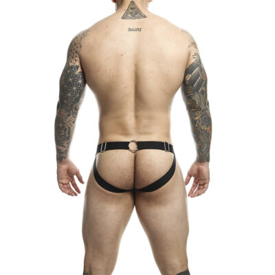 Mob - dngeon amarelo jockstrap com correntes tamanho único mob caliente. Pt