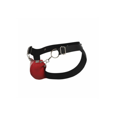 Mob - dngeon snap jockstrap vermelho tamanho único mob caliente. Pt