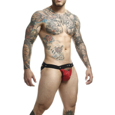 Mob - dngeon jockstrap athlete vermelho tamanho único mob caliente. Pt