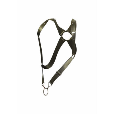 Mob - dngeon cross back harness verde tamanho único mob caliente. Pt