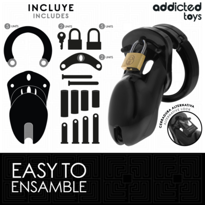 Addicted toys locked - gaiola para pênis forbidden vault 10 cm addicted toys locked caliente. Pt
