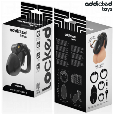 ADDICTED TOYS LOCKED - GAIOLA PENIANA MINDNIGHT CELL TAMANHO S 12 Addicted toys locked - gaiola peniana mindnight cell tamanho s addicted toys locked caliente. Pt