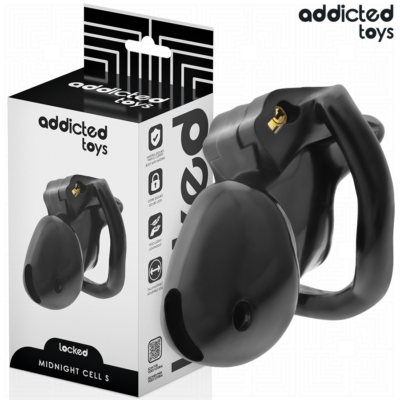 ADDICTED TOYS LOCKED - GAIOLA PENIANA MINDNIGHT CELL TAMANHO S