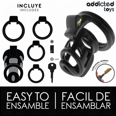 Addicted toys locked - gaiola gilden gaiola para pênis 8,5 cm addicted toys locked caliente. Pt