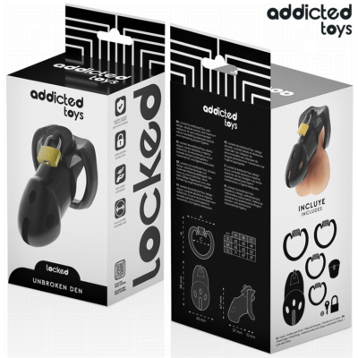 Addicted toys locked - gaiola de pênis den inquebrável 9,8 cm addicted toys locked caliente. Pt