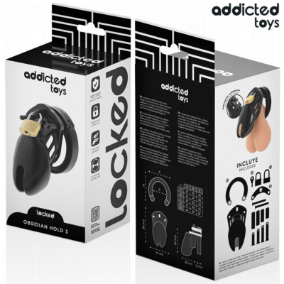 Addicted toys locked - gaiola de pênis de obsidiana tamanho s addicted toys locked caliente. Pt