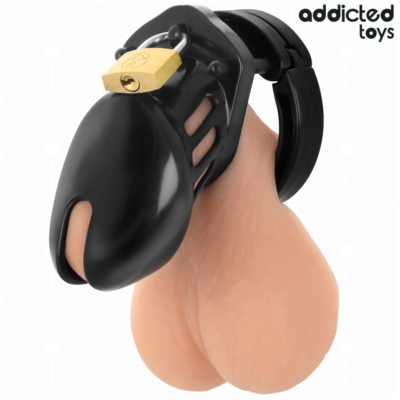 Addicted toys locked - gaiola de pênis de obsidiana tamanho s addicted toys locked caliente. Pt