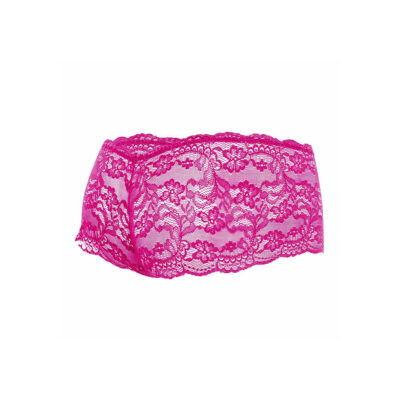 Mob - boxer de renda rosa tamanho l/xl mob caliente. Pt