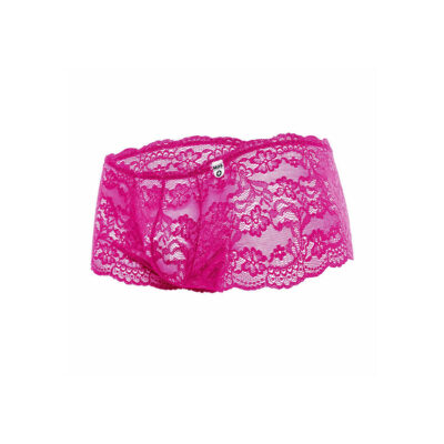 Mob - boxer de renda rosa tamanho p/m mob caliente. Pt