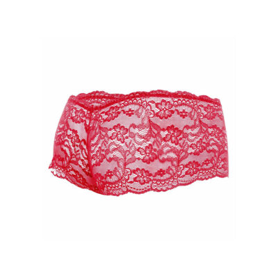 Mob - boxer de renda vermelha tamanho l/xl mob caliente. Pt