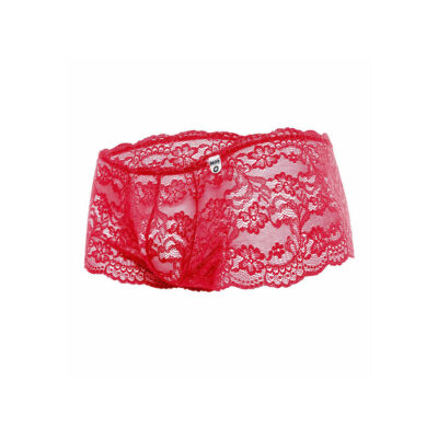 Mob - boxer de renda vermelha tamanho p/m mob caliente. Pt