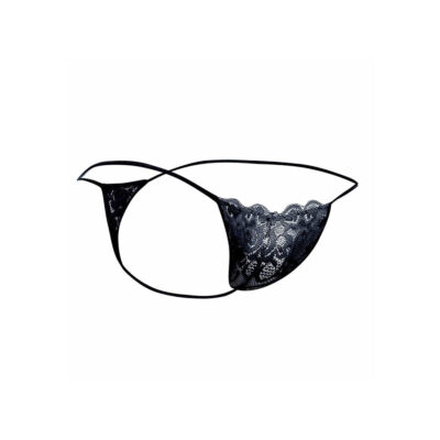 Mob - tanga de renda preta tamanho l/xl mob caliente. Pt