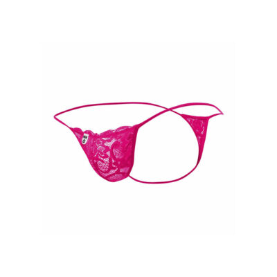 Mob - tanga de renda rosa tamanho p/m mob caliente. Pt
