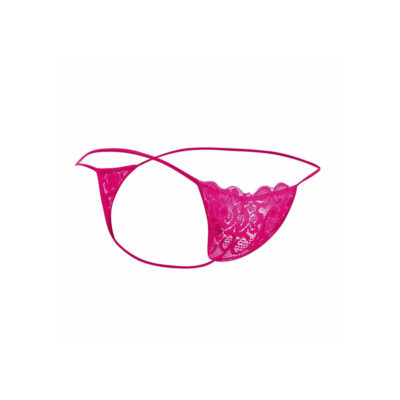Mob - tanga de renda rosa tamanho l/xl mob caliente. Pt