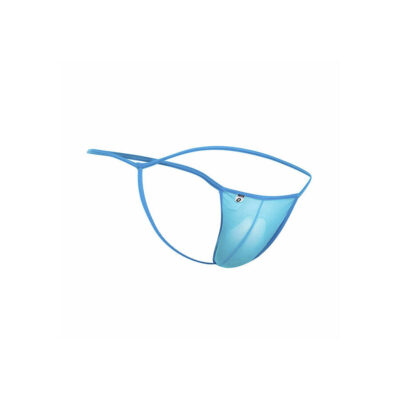 Mob - tanga transparente em formato t aqua tamanho l/xl mob caliente. Pt