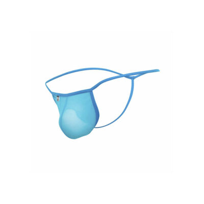 Mob - tanga transparente em formato t aqua tamanho l/xl mob caliente. Pt
