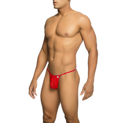 Alternative view of MOB - TANGA TRANSPARENTE VERMELHA EM FORMATO DE T TAMANHO L/XL