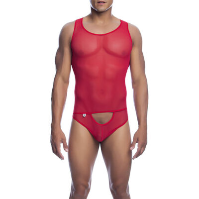 MOB - VERMELHO TRANSPARENTE BODYSHEER TAMANHO P/M