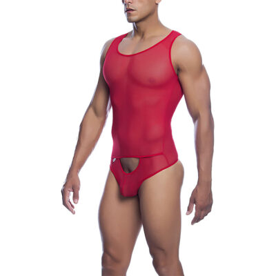 Alternative view of MOB - BODYSHEER VERMELHO TRANSPARENTE TAMANHO L/XL