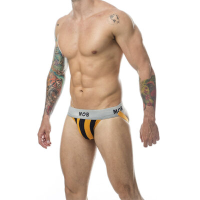 Alternative view of MOB - CALÇA CLASSIC JOCK STRIPE LARANJA TAMANHO M
