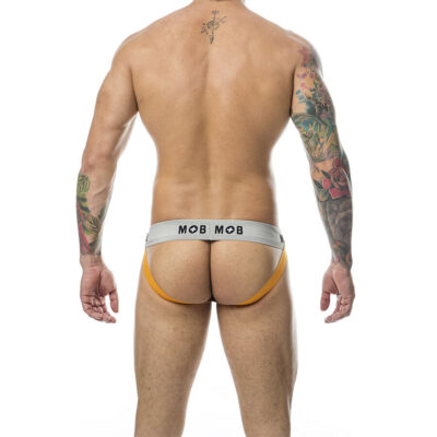 Mob - calça classic jock stripe laranja tamanho xl mob caliente. Pt