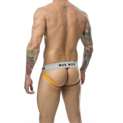 Mob - calça classic jock stripe laranja tamanho xxl mob caliente. Pt