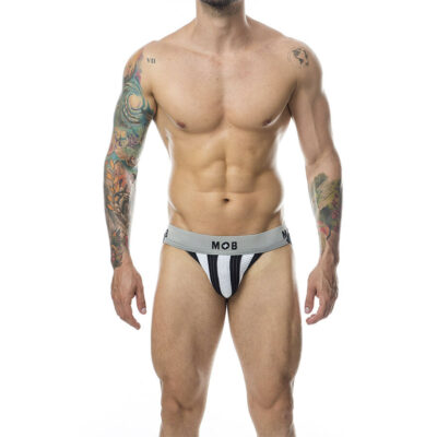 MOB - CALÇA JOKE BRANCA COM LISTRA CLÁSSICA TAMANHO XL