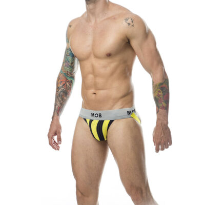 Alternative view of MOB - CALÇA CLASSIC JOCK STRIPE AMARELA TAMANHO M