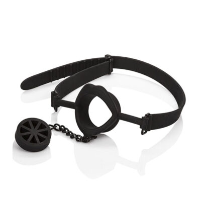 CALEXOTICS - SCANDAL MORDAÇA COM PLUG DE SILICONE PRETO