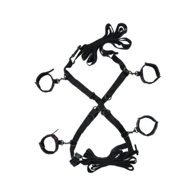 CALEXOTICS - SCANDAL CONJUNTO DE BRAÇADEIRAS DE CAMA CRUZADA