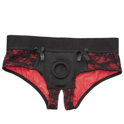 Alternative view of CALEXOTICS - CONJUNTO DE CALCINHAS SCANDAL CROTCHLESS COM DILDO TAMANHO P/M