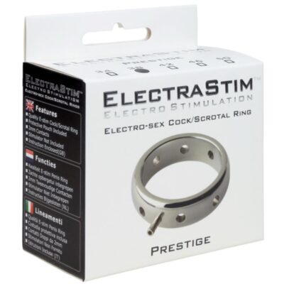 Electrastim - anel peniano eletromagnético de metal prestige 42 mm electrastim caliente. Pt