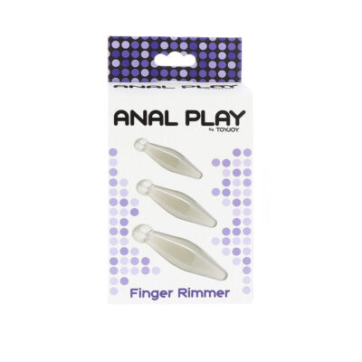 Toyjoy - anal play finger rimmer 3 peças transparente toyjoy caliente. Pt