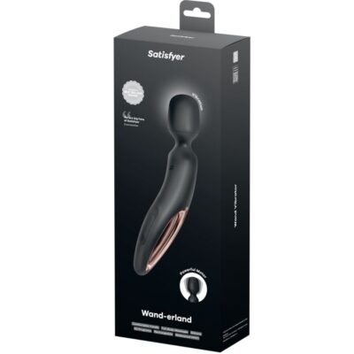 Satisfyer - wand erland massageador vibratório preto - image 5