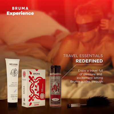 Bruma xperience - kit tentação de morango doce com potencializador de orgasmo bruma caliente. Pt