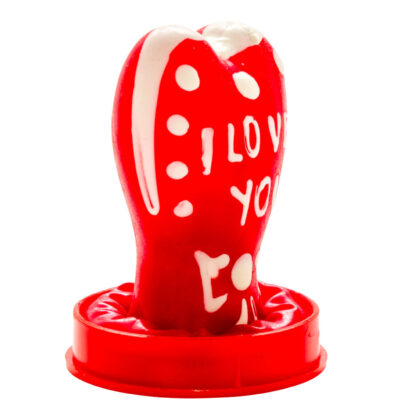 Condomerie - preservativos novidades pintados à mão coração - eu te amo modelo 1 condomerie caliente. Pt