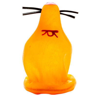 Condomerie - preservativos novidades pintados à mão fox colados condomerie caliente. Pt