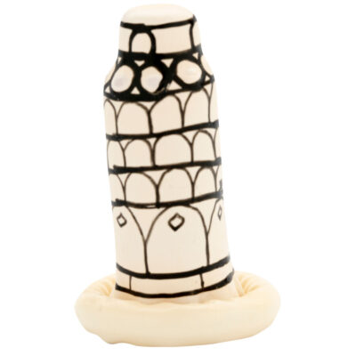 Condomerie - preservativos novidades pintados à mão torre de pisa condomerie caliente. Pt