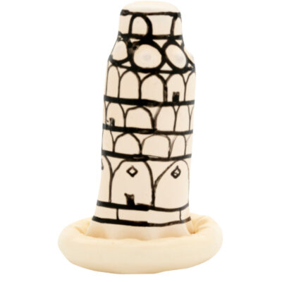 Condomerie - preservativos novidades pintados à mão torre de pisa condomerie caliente. Pt
