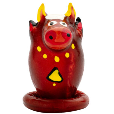 Condomerie - preservativos novidades pintados à mão modelo touro 1 condomerie caliente. Pt