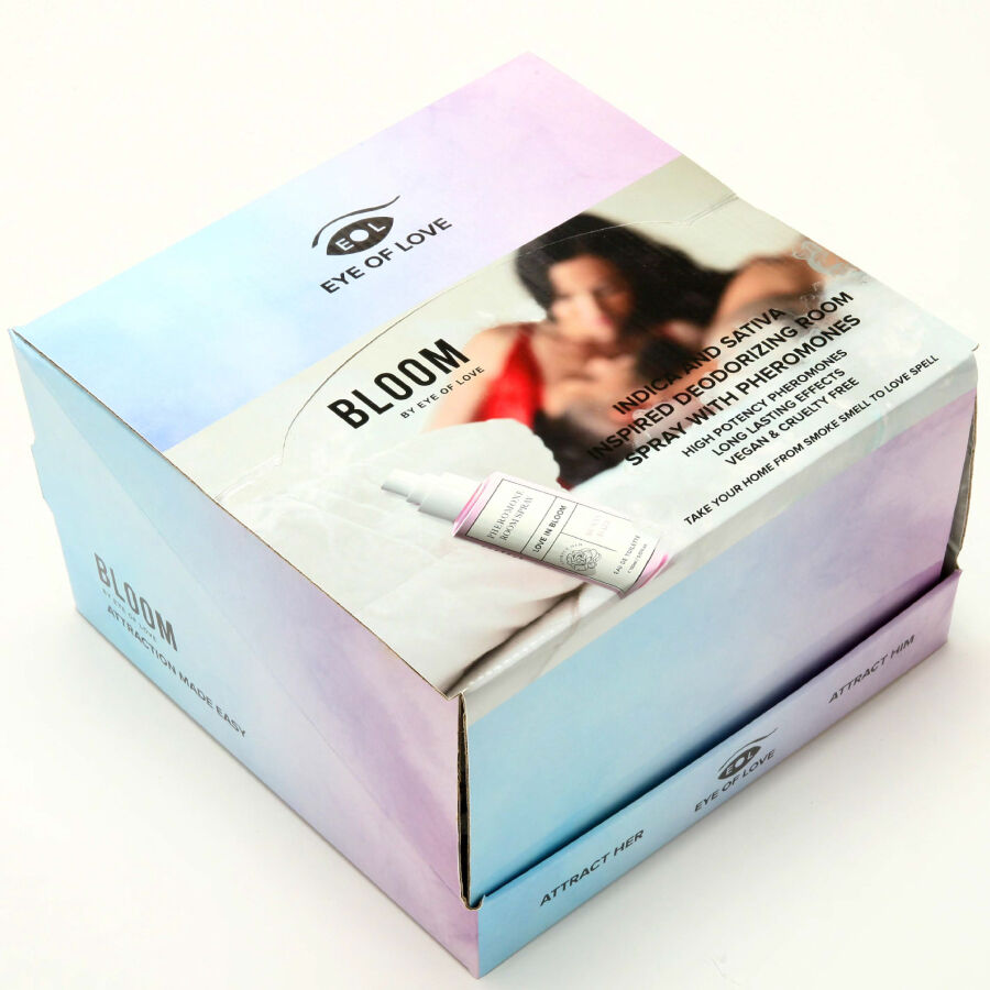 EYE OF LOVE - BLOOM SPRAY DE AMBIENTES 4X4 DISPLAY 2 Eye of love - bloom spray de ambientes 4x4 display - image 2