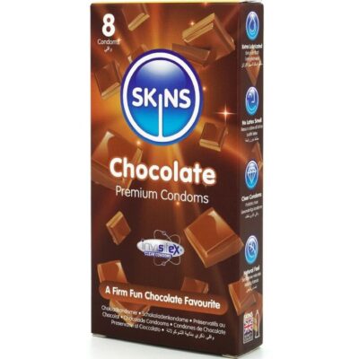 Alternative view of SKINS - PRESERVATIVOS CHOCOLATE PREMIUM PACOTE 8