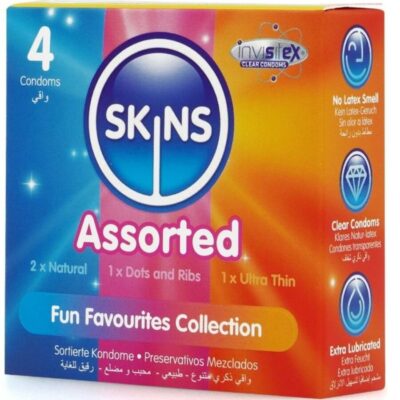 Alternative view of SKINS - PACOTE COM 4 PRESERVATIVOS PREMIUM VARIADOS