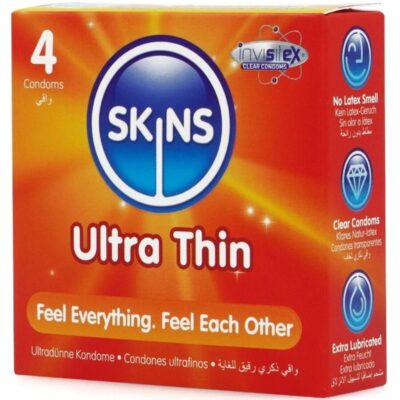 Alternative view of SKINS - PRESERVATIVOS ULTRA FINOS PREMIUM PACOTE COM 4