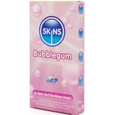 Alternative view of SKINS - PRESERVATIVOS BUBBLEGUM PREMIUM PACOTE 8