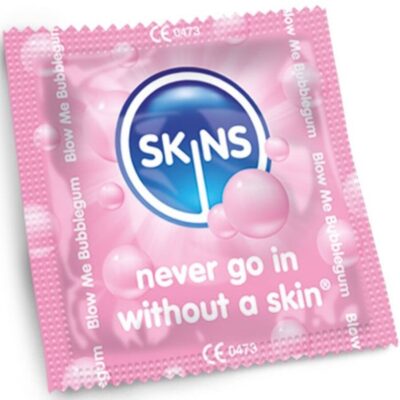 Skins - preservativos bubblegum premium pacote 8 skins caliente. Pt