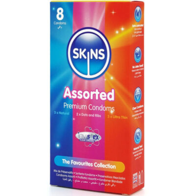 Alternative view of SKINS - PACOTE COM 8 PRESERVATIVOS PREMIUM VARIADOS