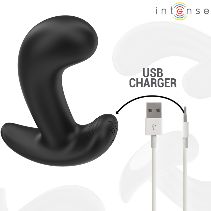 INTENSE - CHANDLER ANAL PLUG 10 VIBRAÇÕES PRETO CONTROLE REMOTO 6 Intense - chandler anal plug 10 vibrações preto controle remoto - image 6